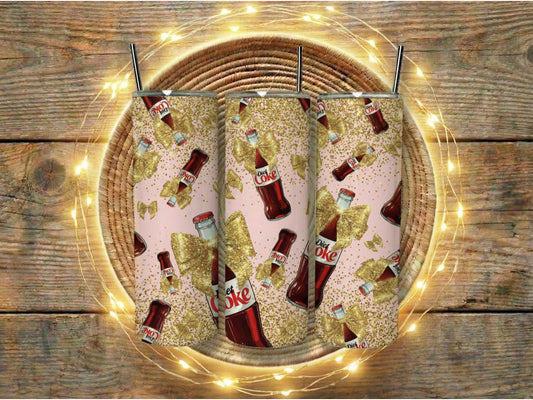 Festive Coke Can Christmas Pattern Basket Liner, Holiday Dining Decor, Sparkling Table Accessory