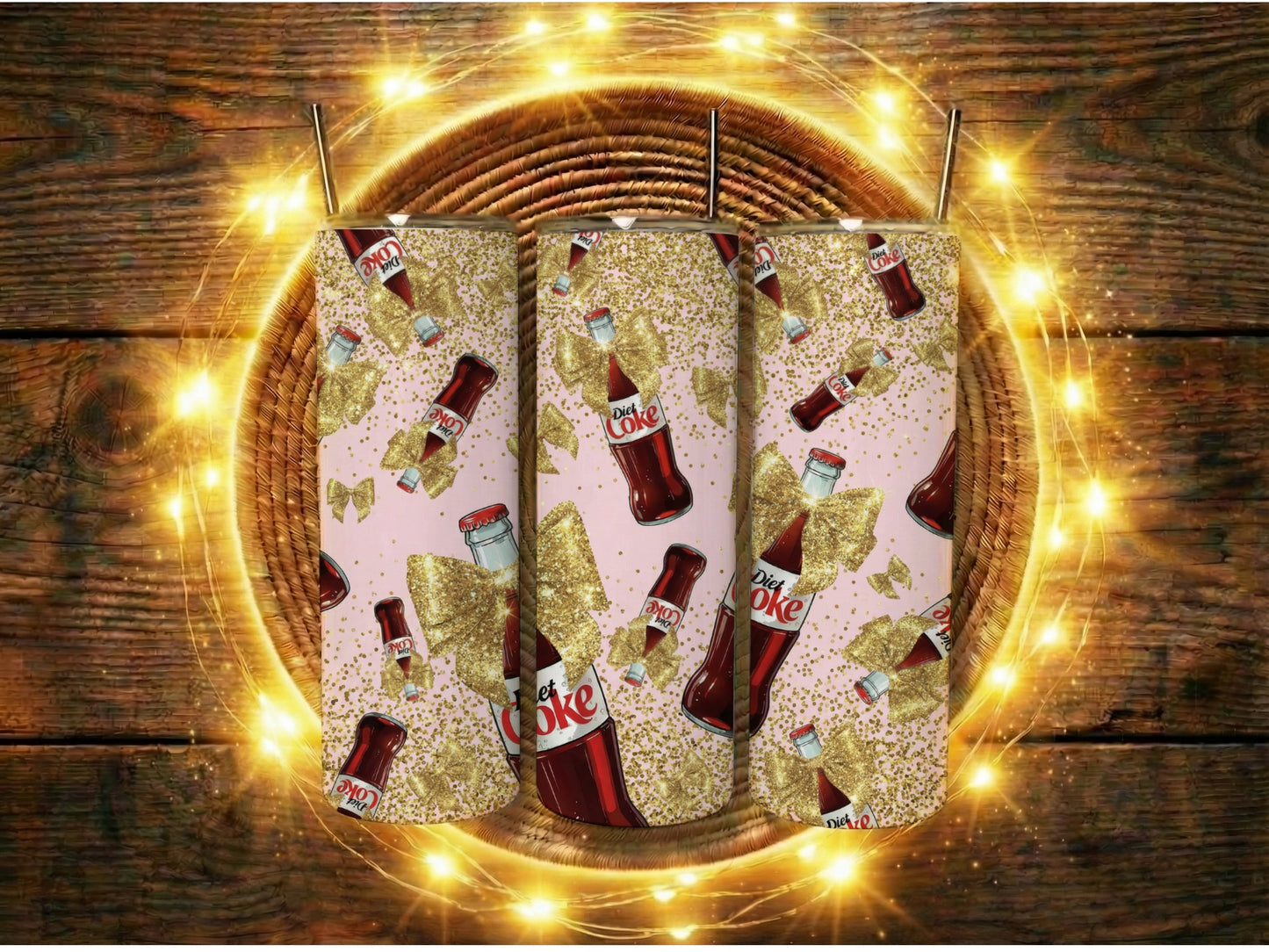 Festive Coke Can Tumblers, Sparkling Glitter Design, Unique Soda-Inspired Drinkware, Perfect Gift Idea